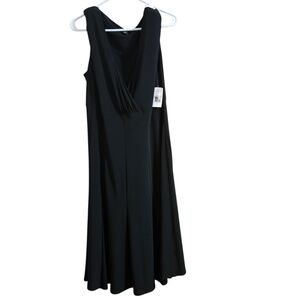 NWT Ralph Lauren Classic Versatile Black Midi Dress SIZE 20